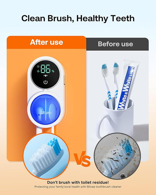 Pure Brush™ – Advanced UV Toothbrush Sanitizer